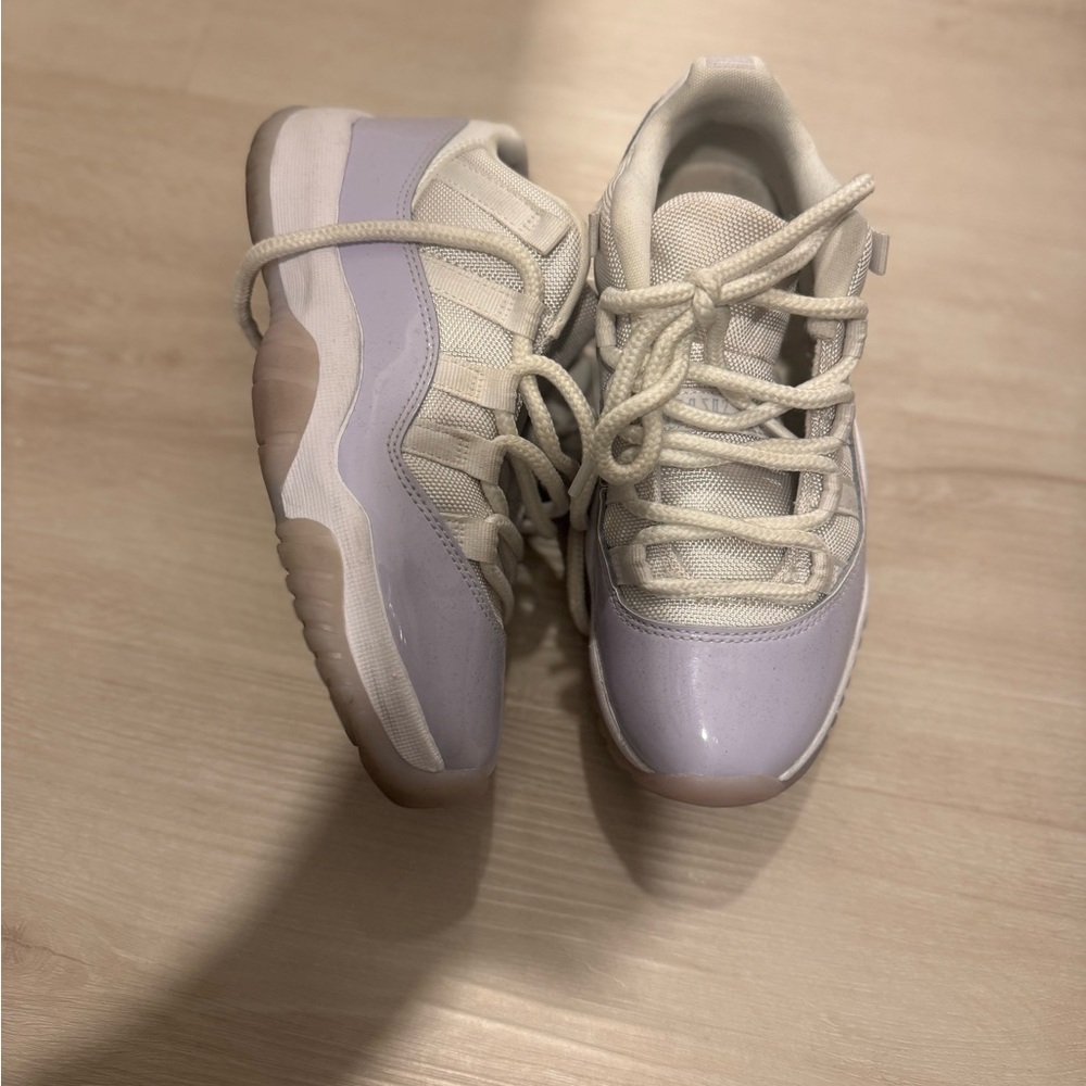 Women's Cream and Purple Sneakers